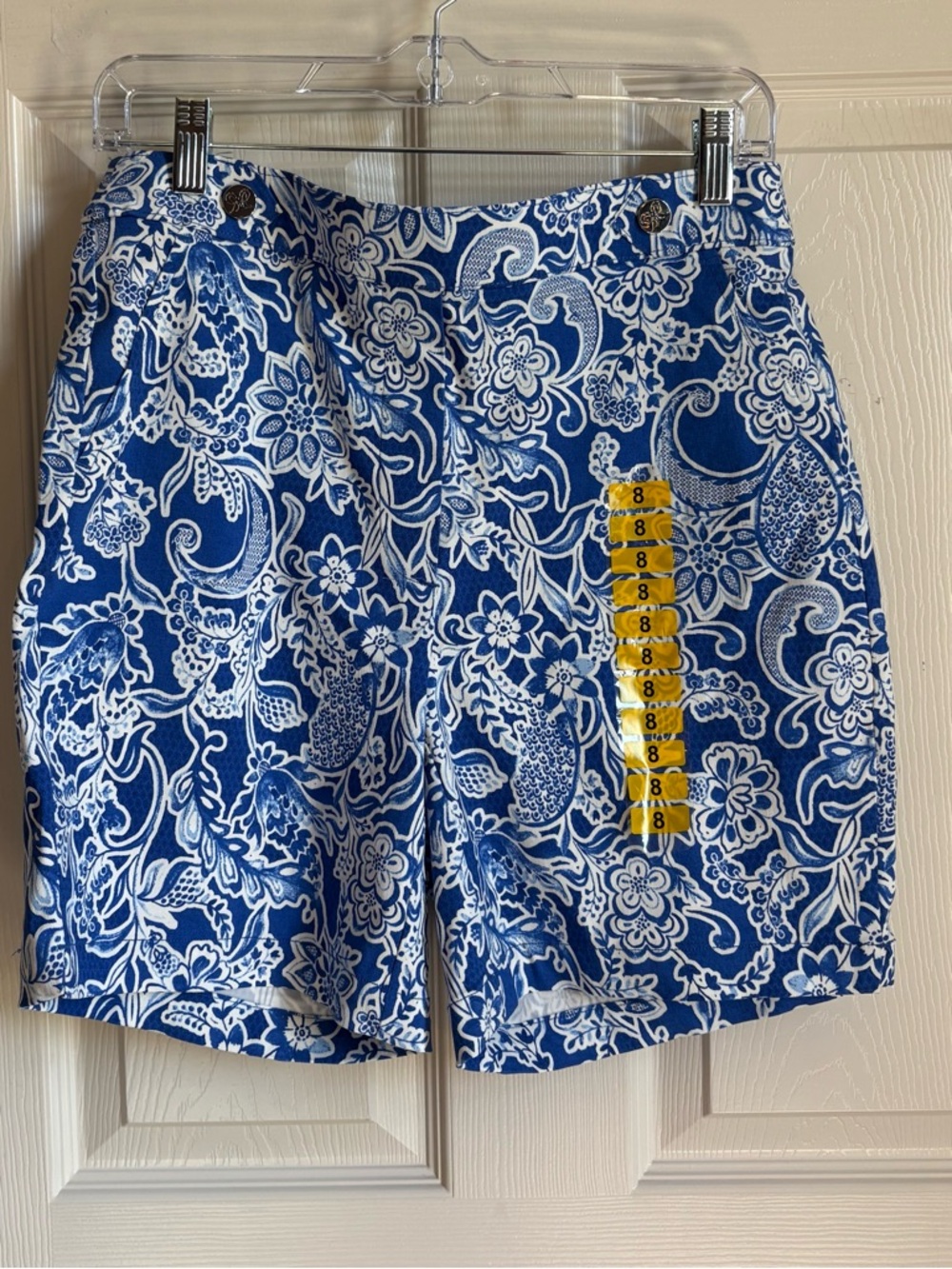 RAFAELLA Floral Stretch Shorts